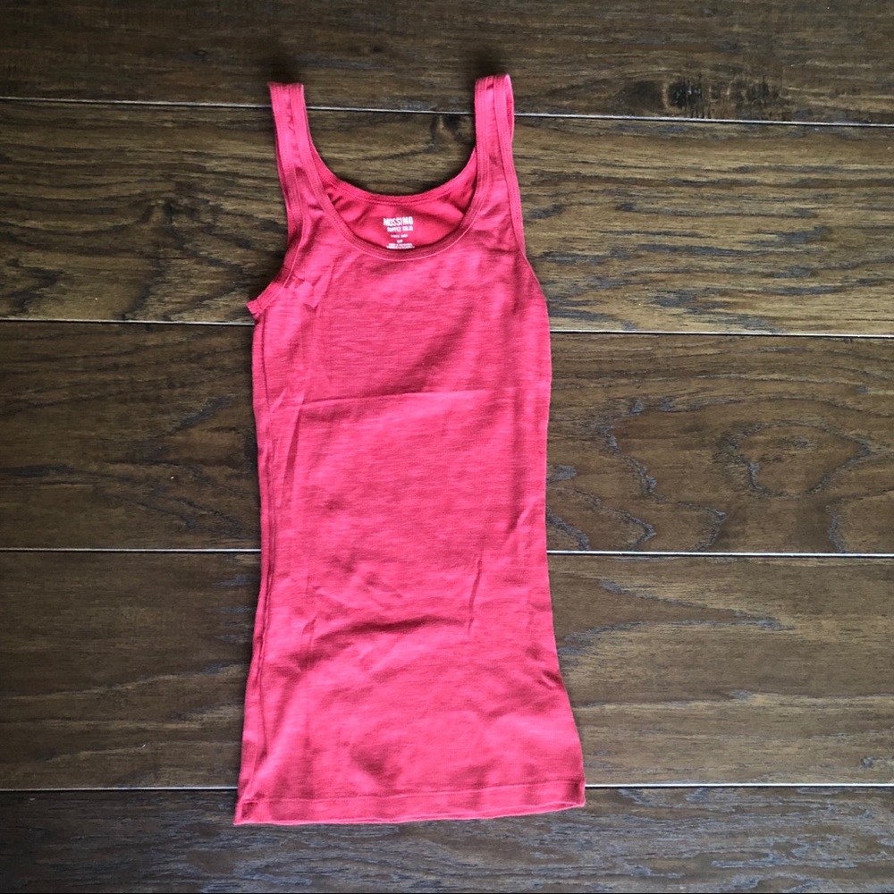 Red tank top